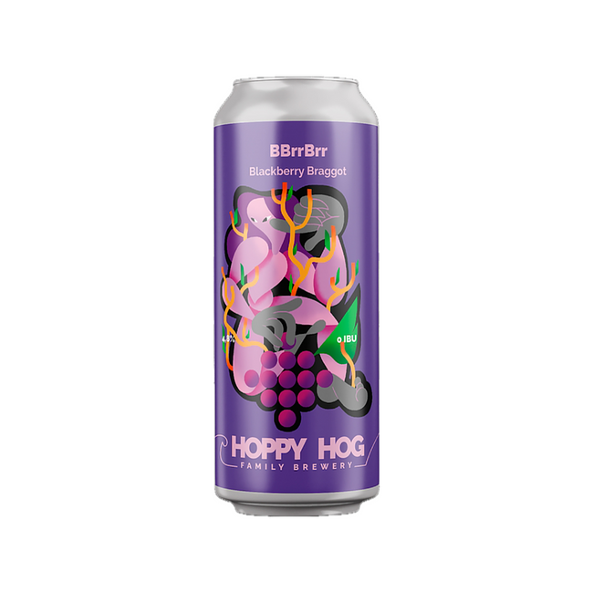 Hoppy Hog BBrrBrr Blackberry Braggot